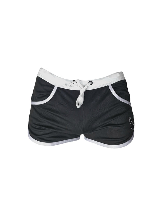 Shorts med insydd jockstrap - Svart