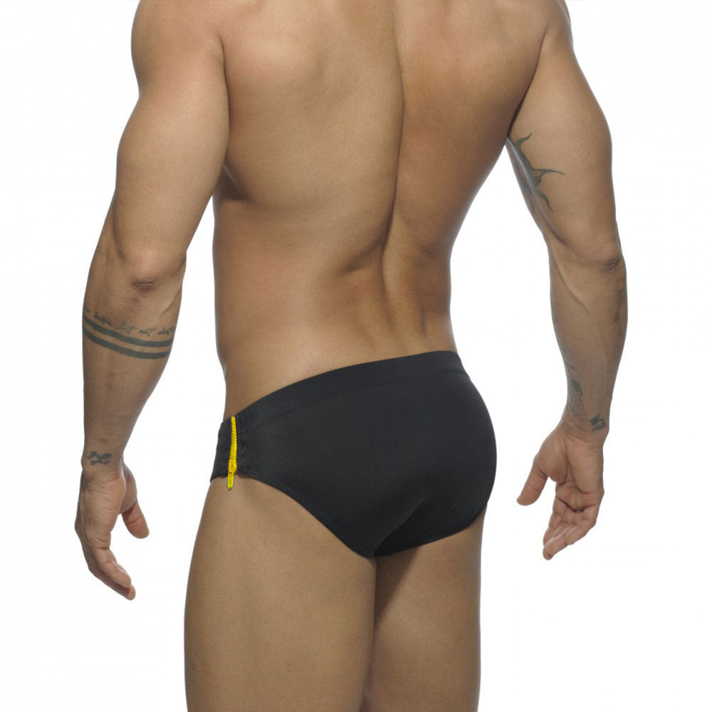 Badbyxor med dragkedja för snabb öppning, swim briefs