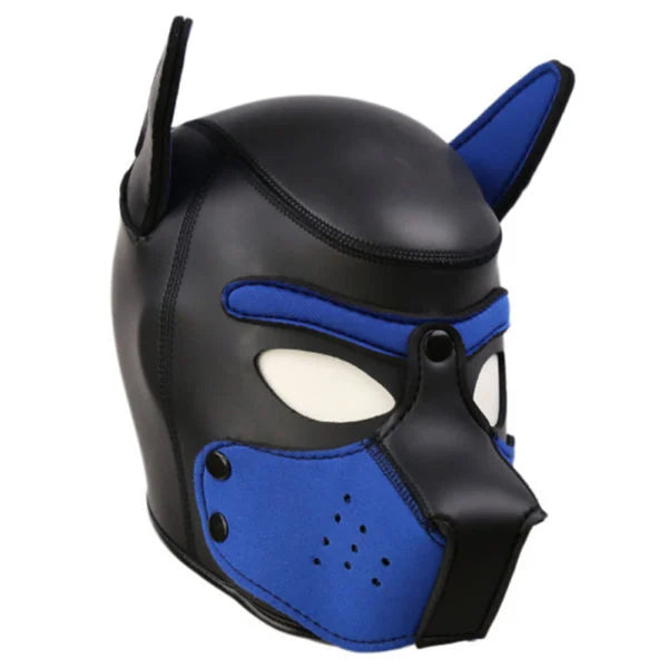 Puppy play hood eller mask i neopren