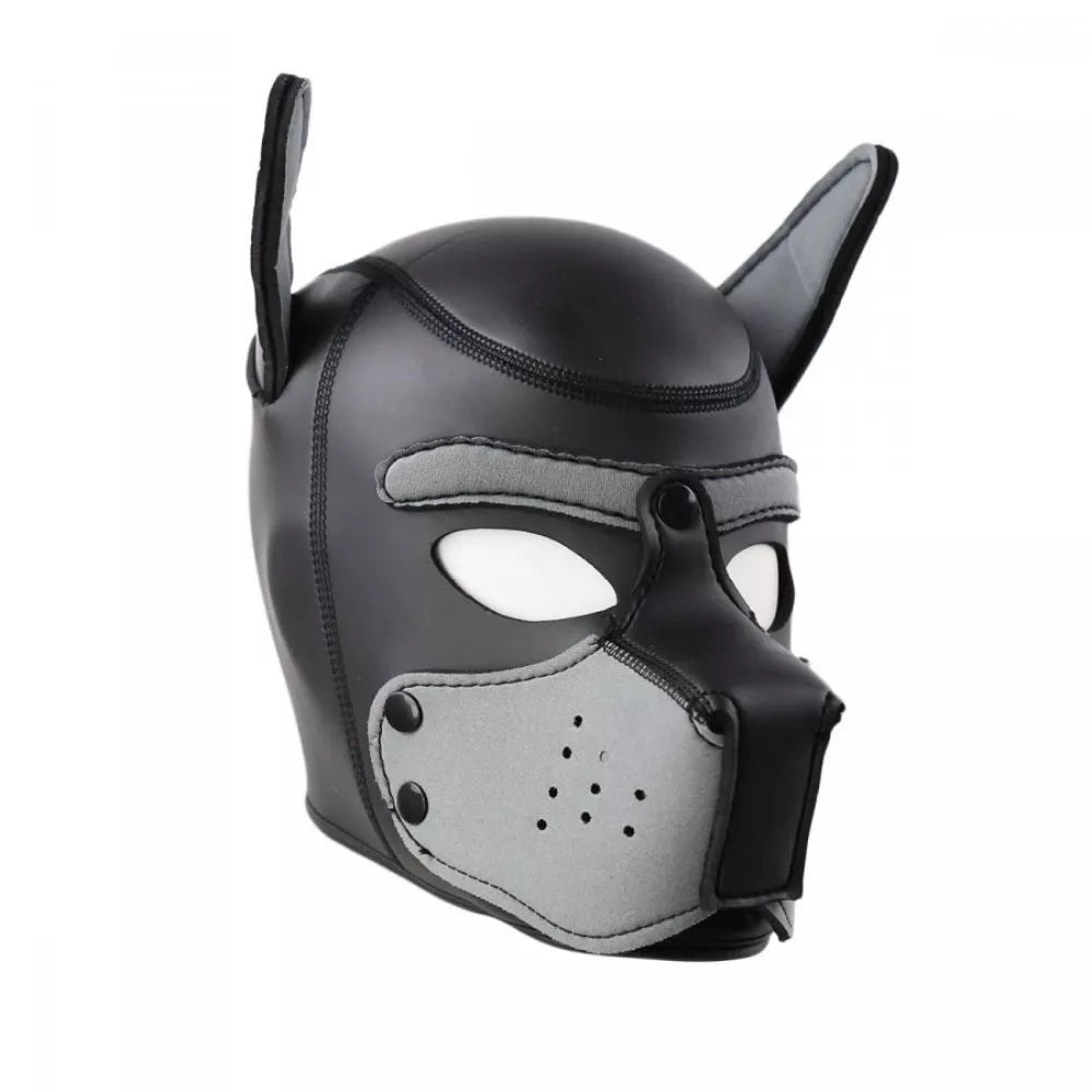 Puppy play hood eller mask i neopren