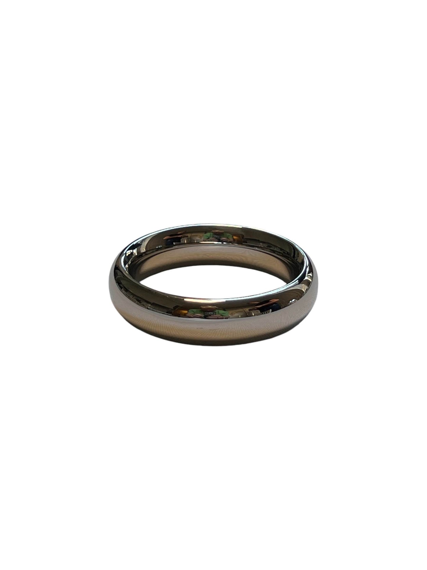 Breiter und ovaler Cockring, Penisring oder Schwanzring aus chirurgischem, nickelfreiem Stahl
