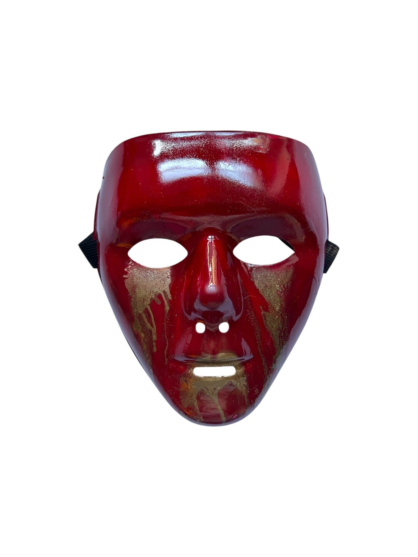 Mask, face masks in various hand-painted colors, perfect for Halloween, masquerade or fetish parties