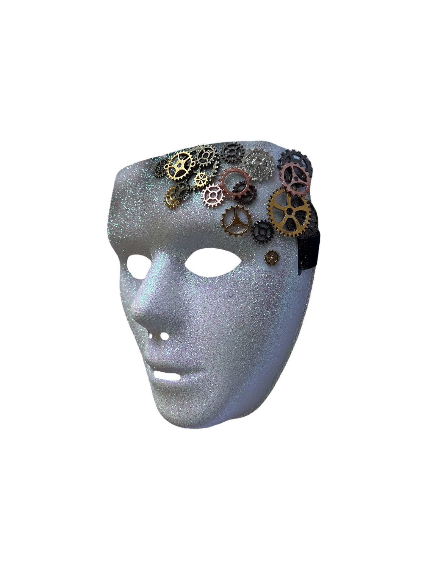 Mask, face masks in various hand-painted colors, perfect for Halloween, masquerade or fetish parties