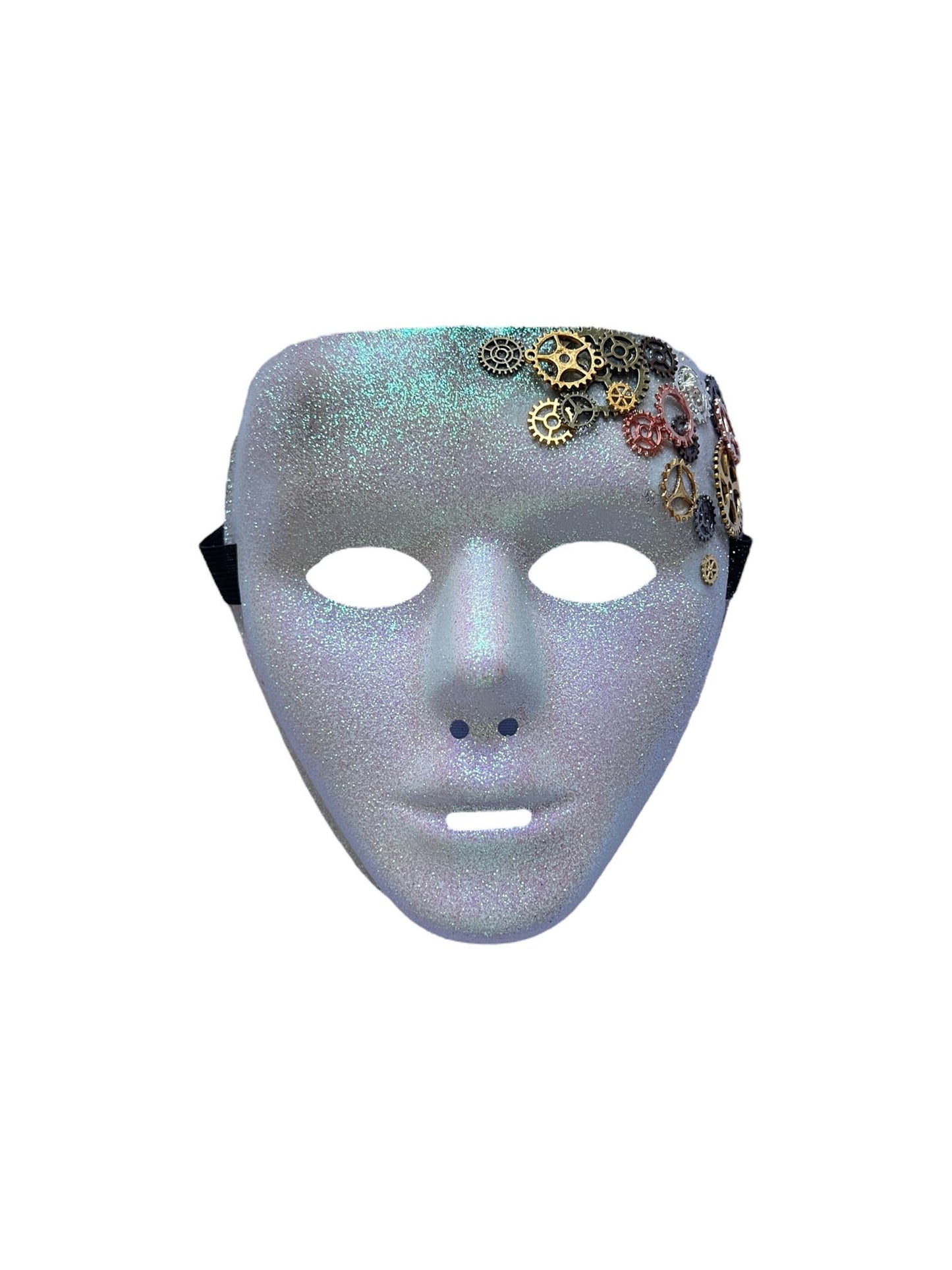 Mask, face masks in various hand-painted colors, perfect for Halloween, masquerade or fetish parties