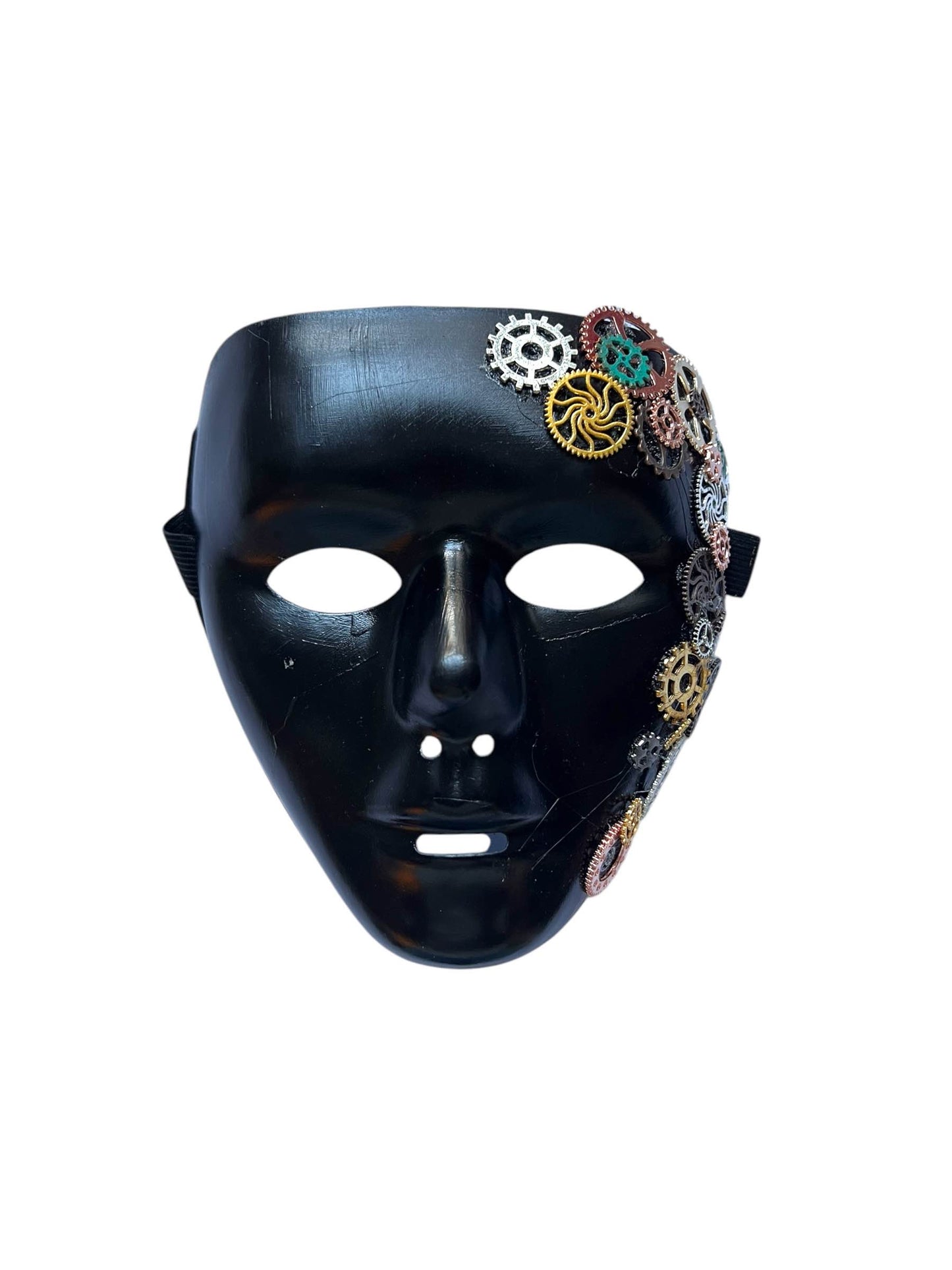 Mask, face masks in various hand-painted colors, perfect for Halloween, masquerade or fetish parties