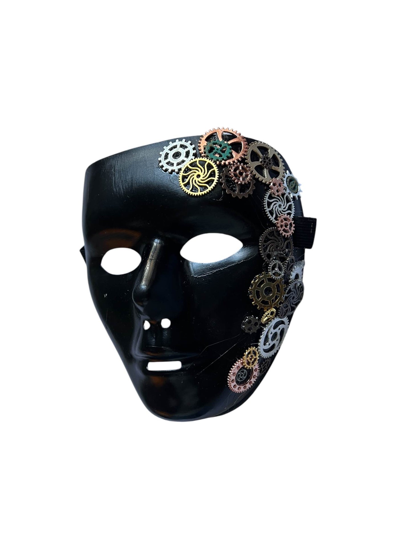 Mask, face masks in various hand-painted colors, perfect for Halloween, masquerade or fetish parties