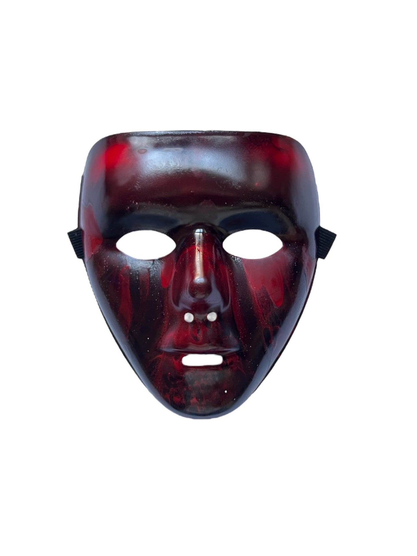 Mask, face masks in various hand-painted colors, perfect for Halloween, masquerade or fetish parties