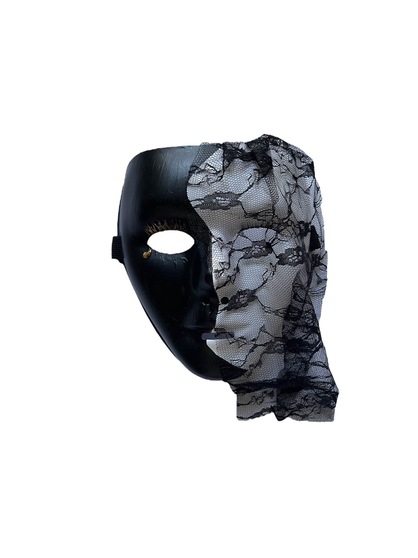 Mask, face masks in various hand-painted colors, perfect for Halloween, masquerade or fetish parties