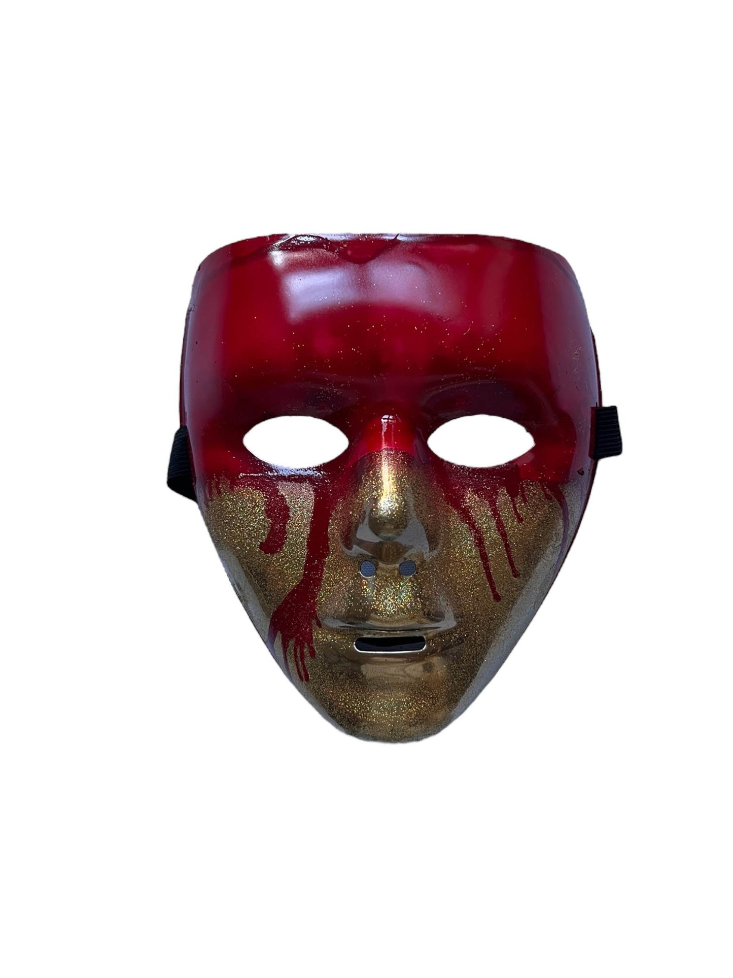 Mask, face masks in various hand-painted colors, perfect for Halloween, masquerade or fetish parties