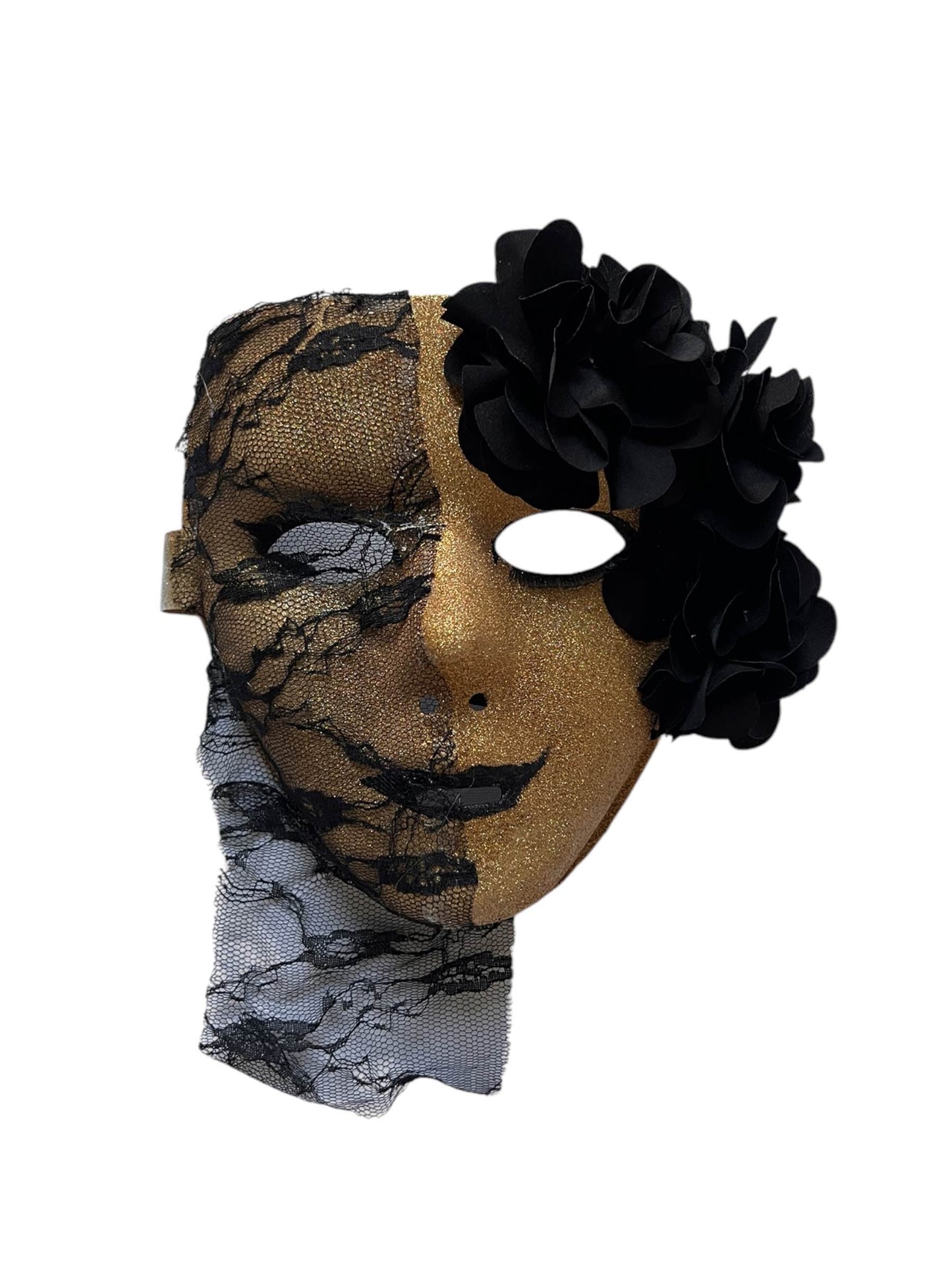 Mask, face masks in various hand-painted colors, perfect for Halloween, masquerade or fetish parties