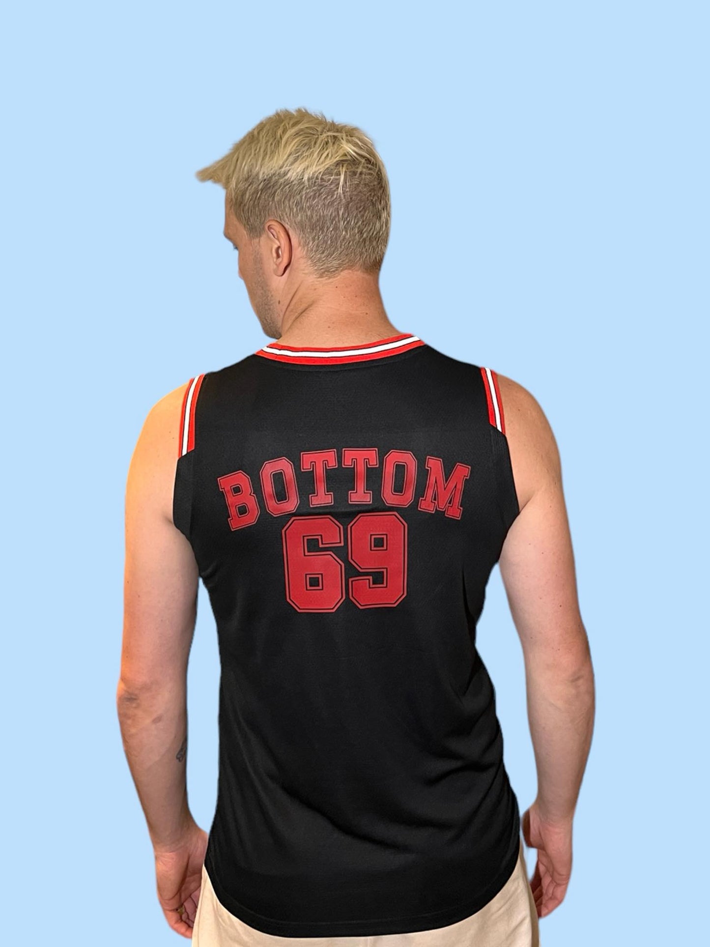 Camiseta de cesta con estampado. BOTTOM 69