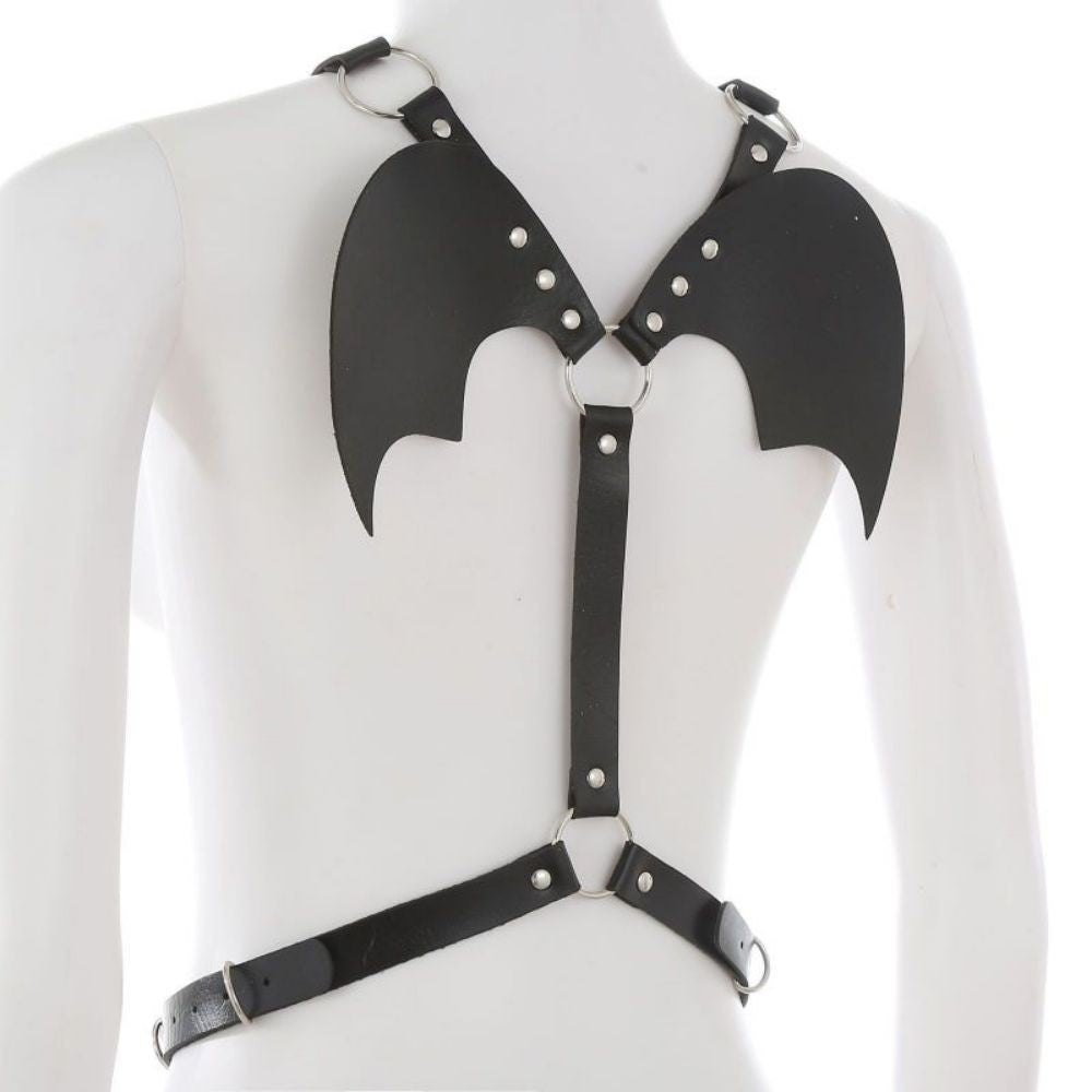 Harness with bat wings