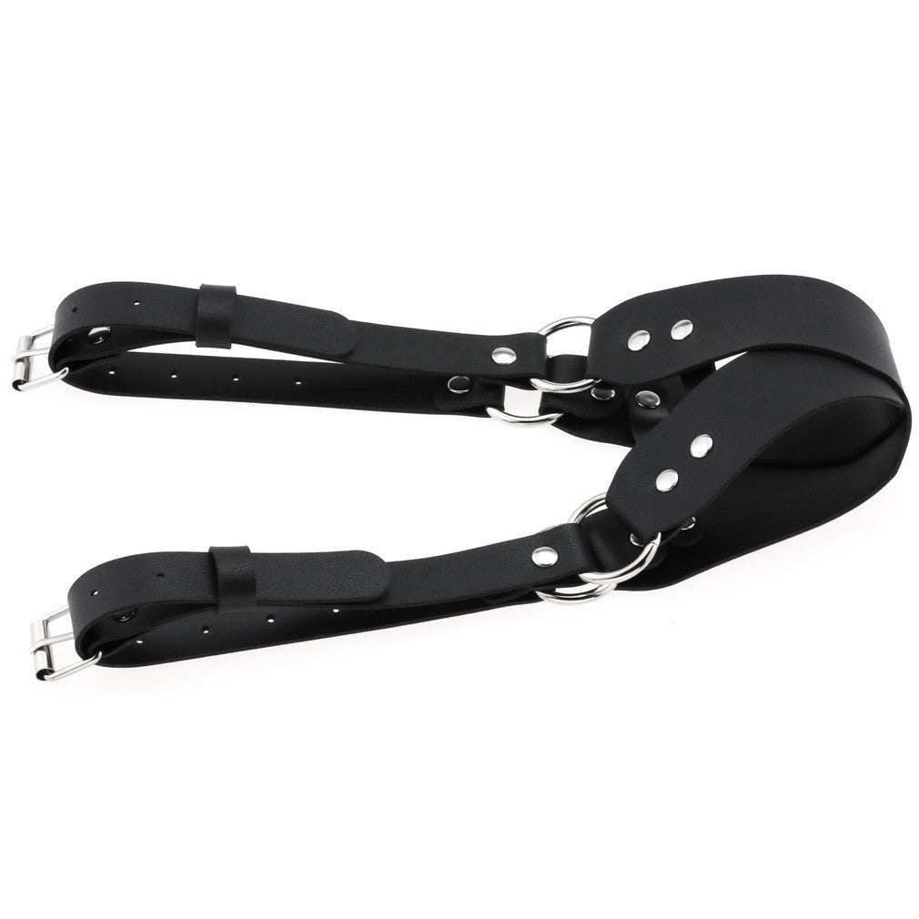 Leather eye mask