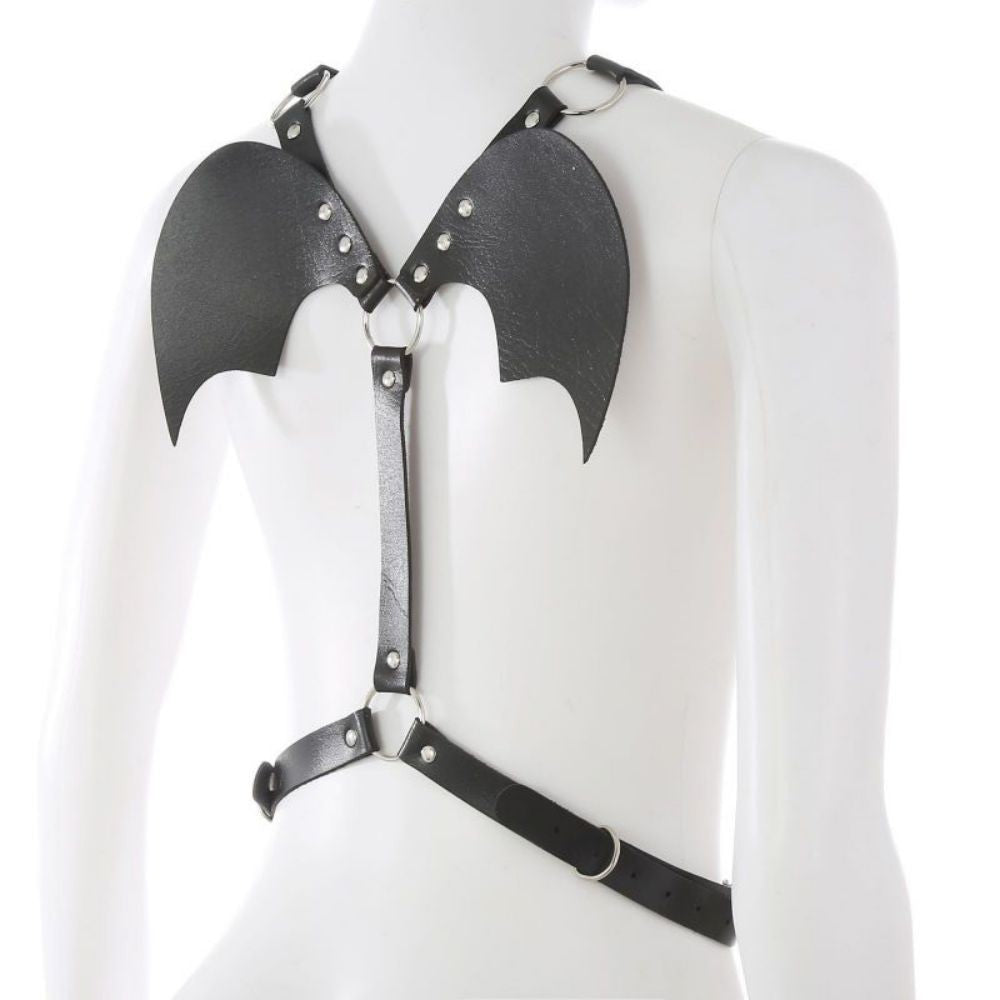 Harness with bat wings
