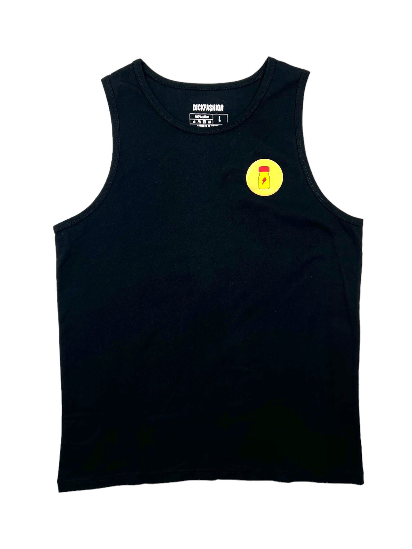 Tanktop oder Tanktop mit Aufdruck, Druckknöpfen