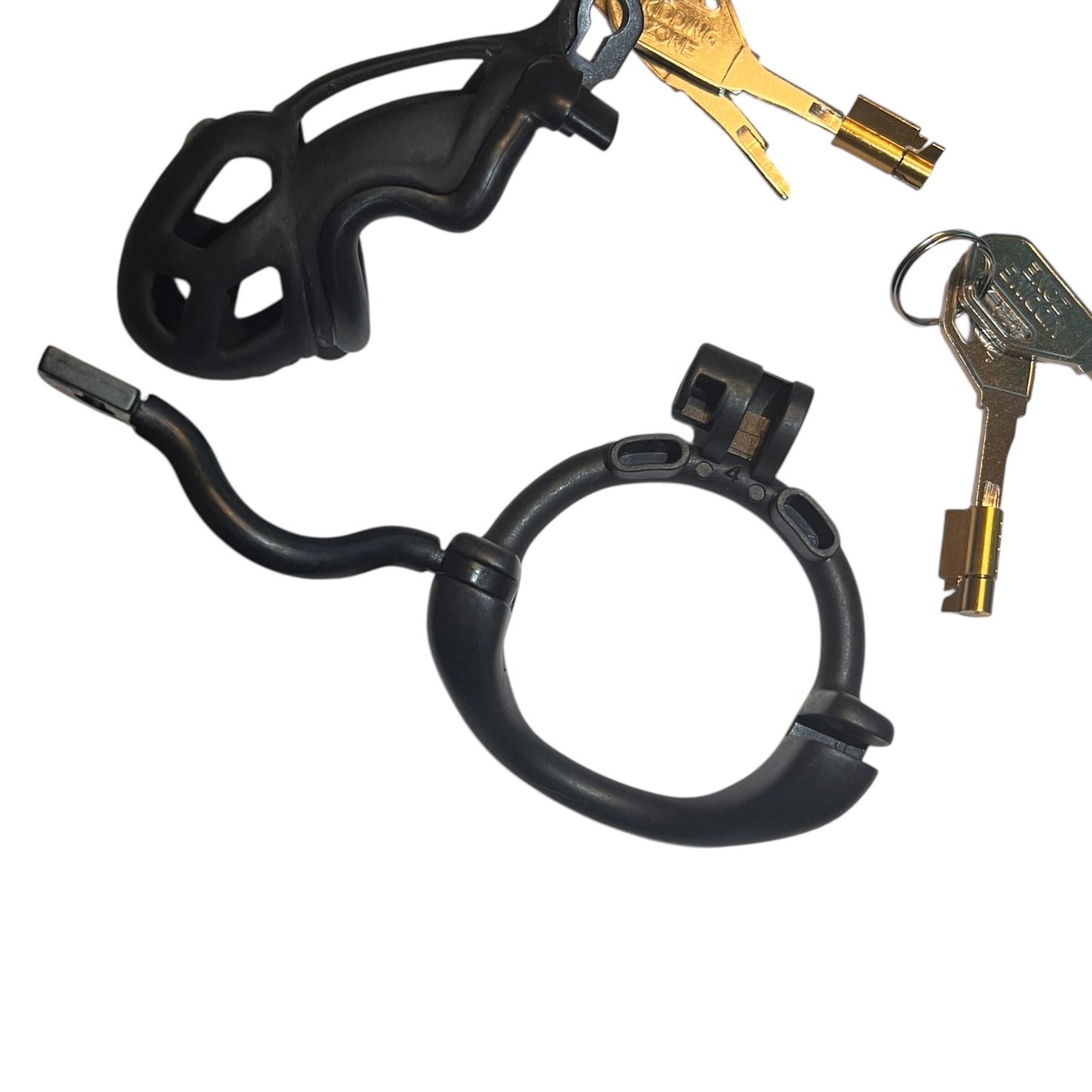 Chastity cock cage - Svart premium