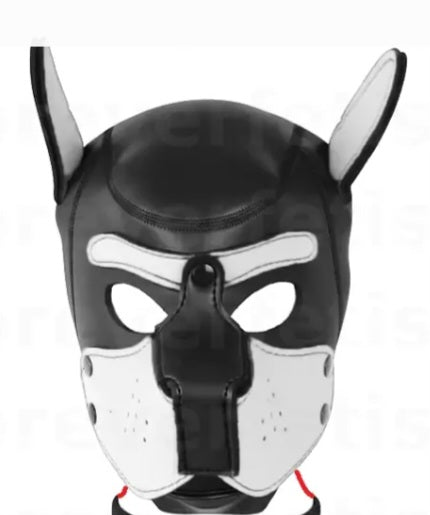 Puppy play hood eller mask i neopren