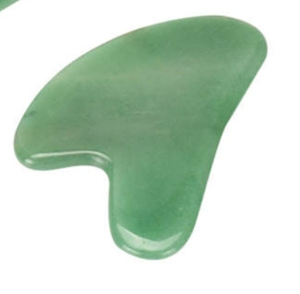 Rascador de cara. Raspadores de cara. Aventurina verde, herramienta Gua Sha