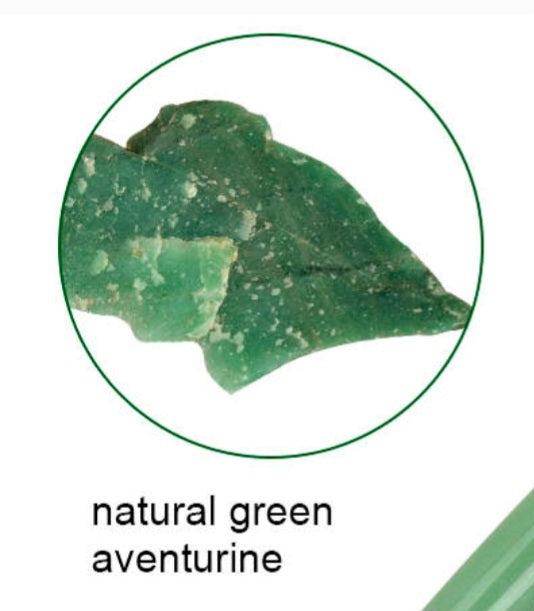 Rascador de cara. Raspadores de cara. Aventurina verde, herramienta Gua Sha