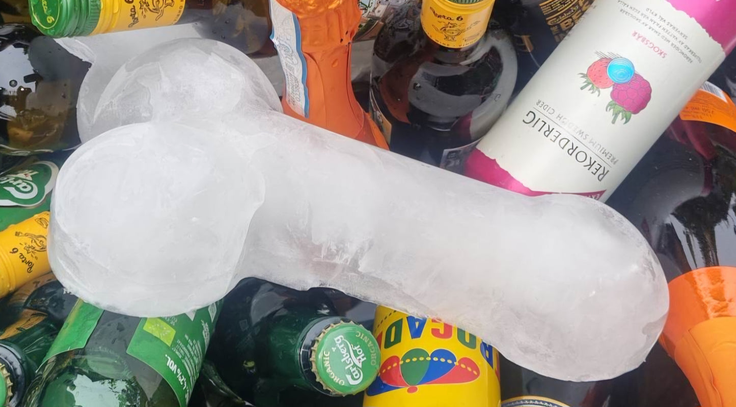 Divertido y diferente molde para repostería o molde para hielo para el enfriador de champán, 30 cm