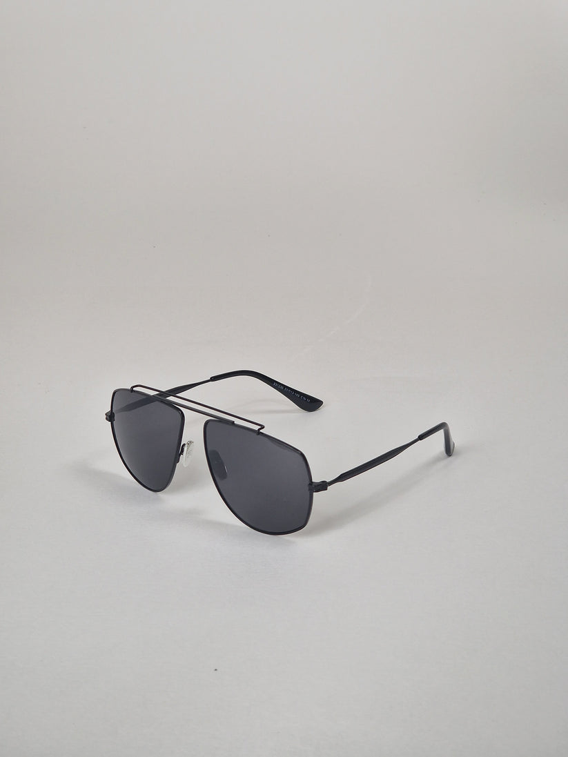 Sonnenbrille, polarisiertes schwarzes Glas, inklusive Etui und Reinigungstuch Nr. 10