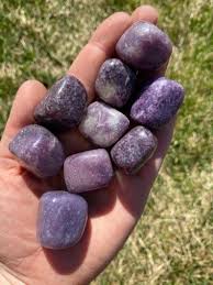 Cristal rodado, lavanda