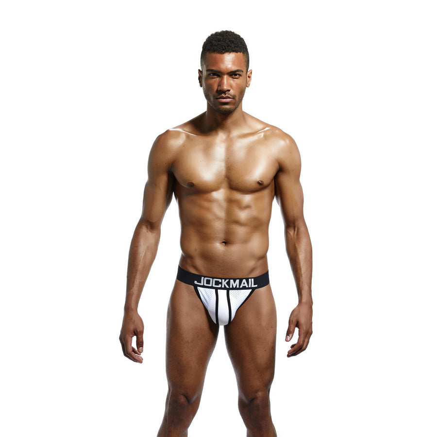 Entdecken Sie Stil und Komfort: Sexy Jockstraps in Blau, Gelb, Weiß und Schwarz!