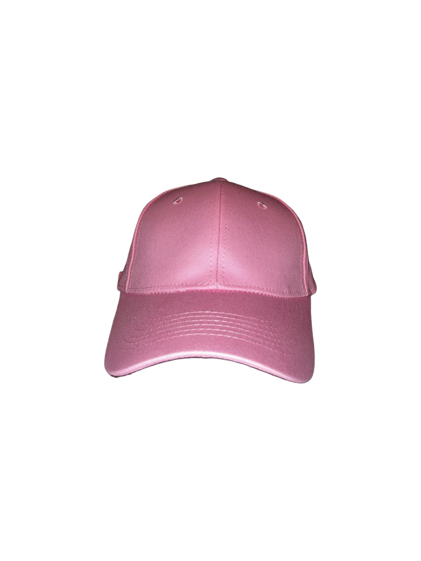 Preciosa gorra rosa. La gorra también se puede pedir con su propio estampado.