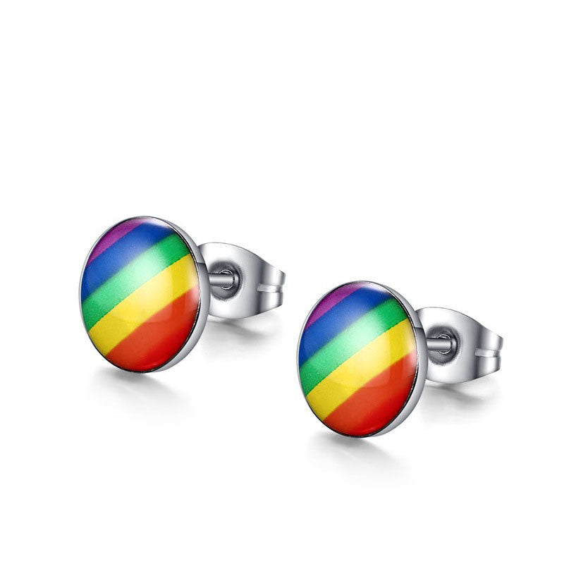 Pendientes Pride, de colores arcoíris