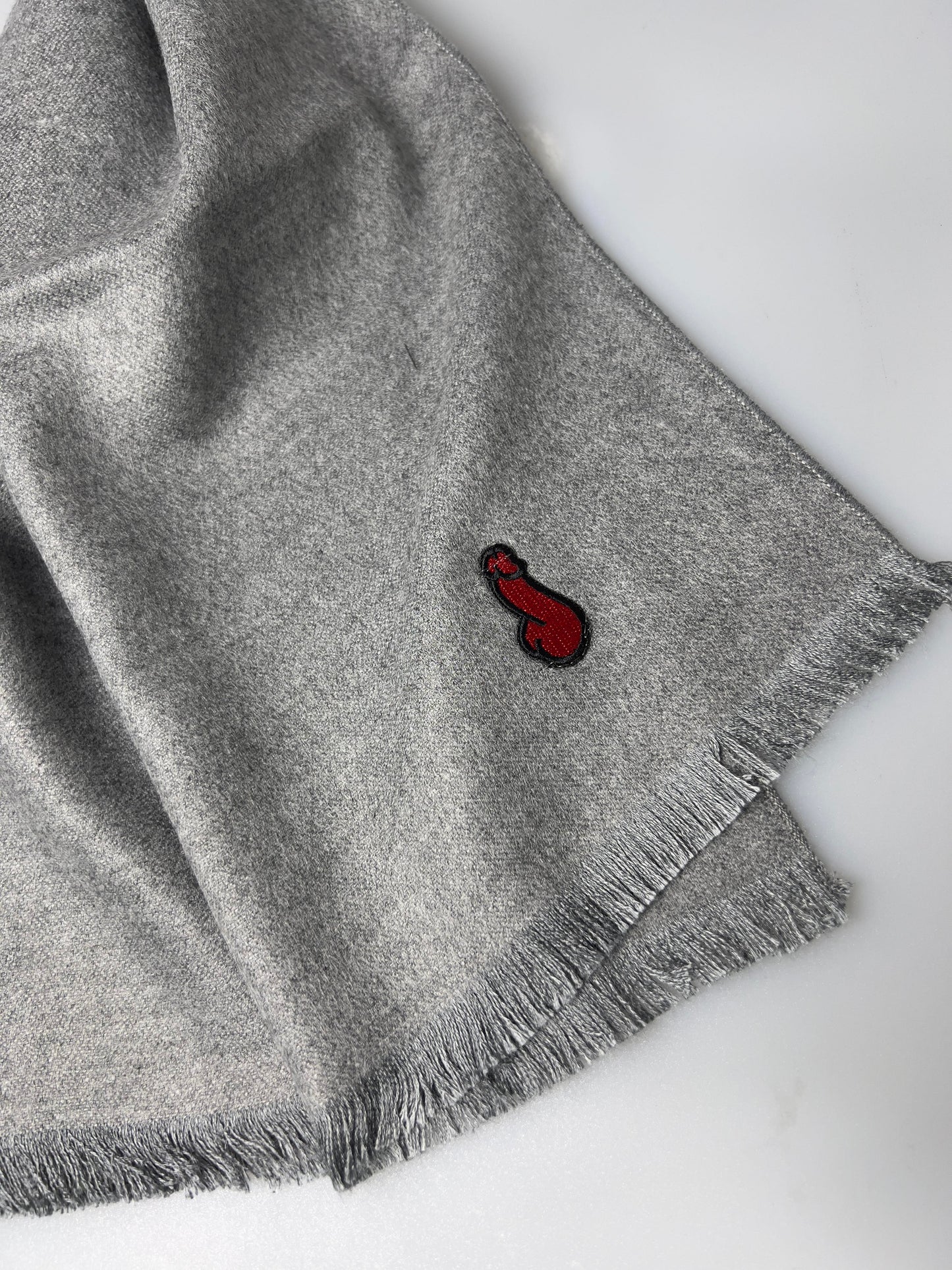 Schal, grau, warm und bequem
