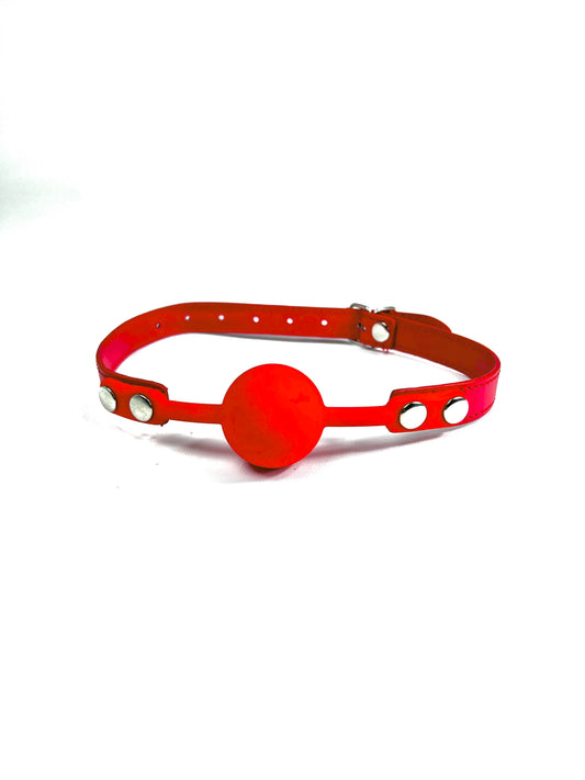 Gag ball in silicone