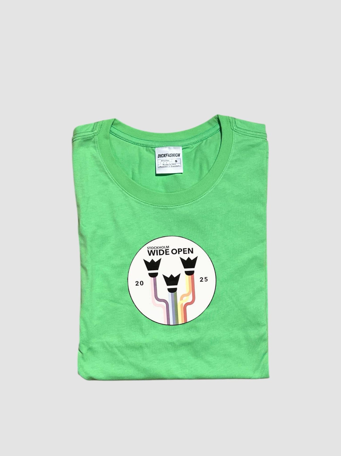 T-shirt med tryck för badminton turneringen Stockholm Wide Open