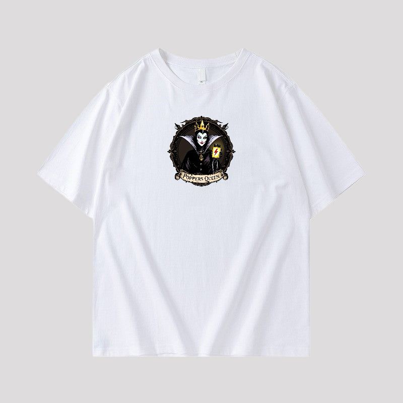 T-shirt with print of poppers, Poppers Queen