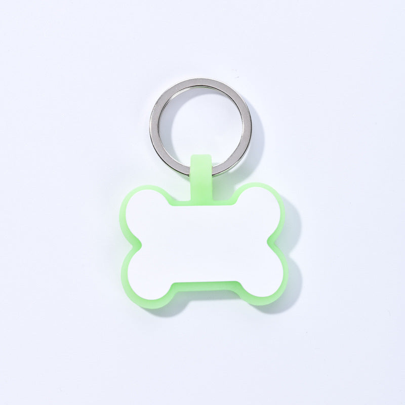 Ben för halsband för valpar som gillar puppy play, glow in the dark