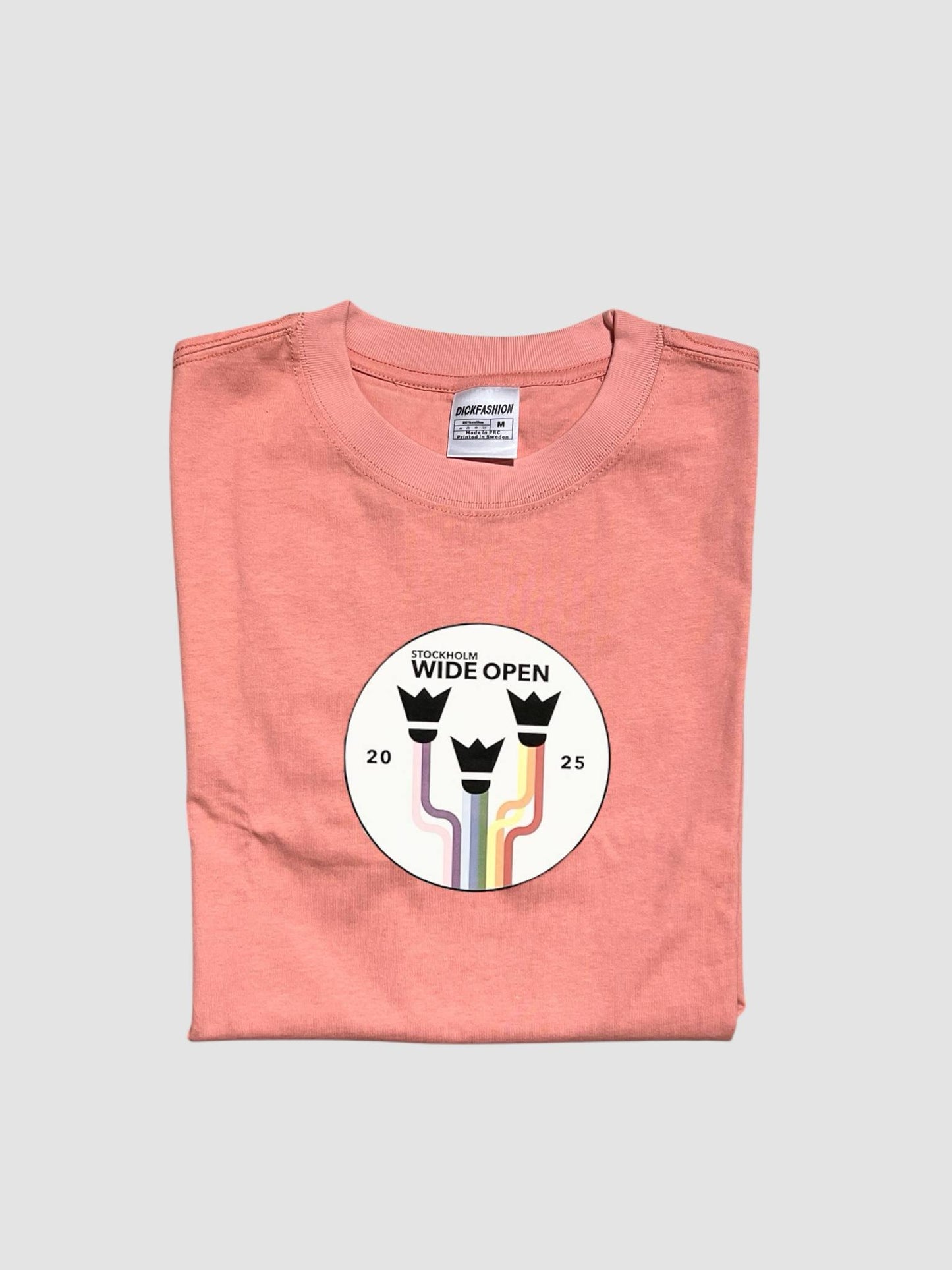 T-shirt med tryck för badminton turneringen Stockholm Wide Open
