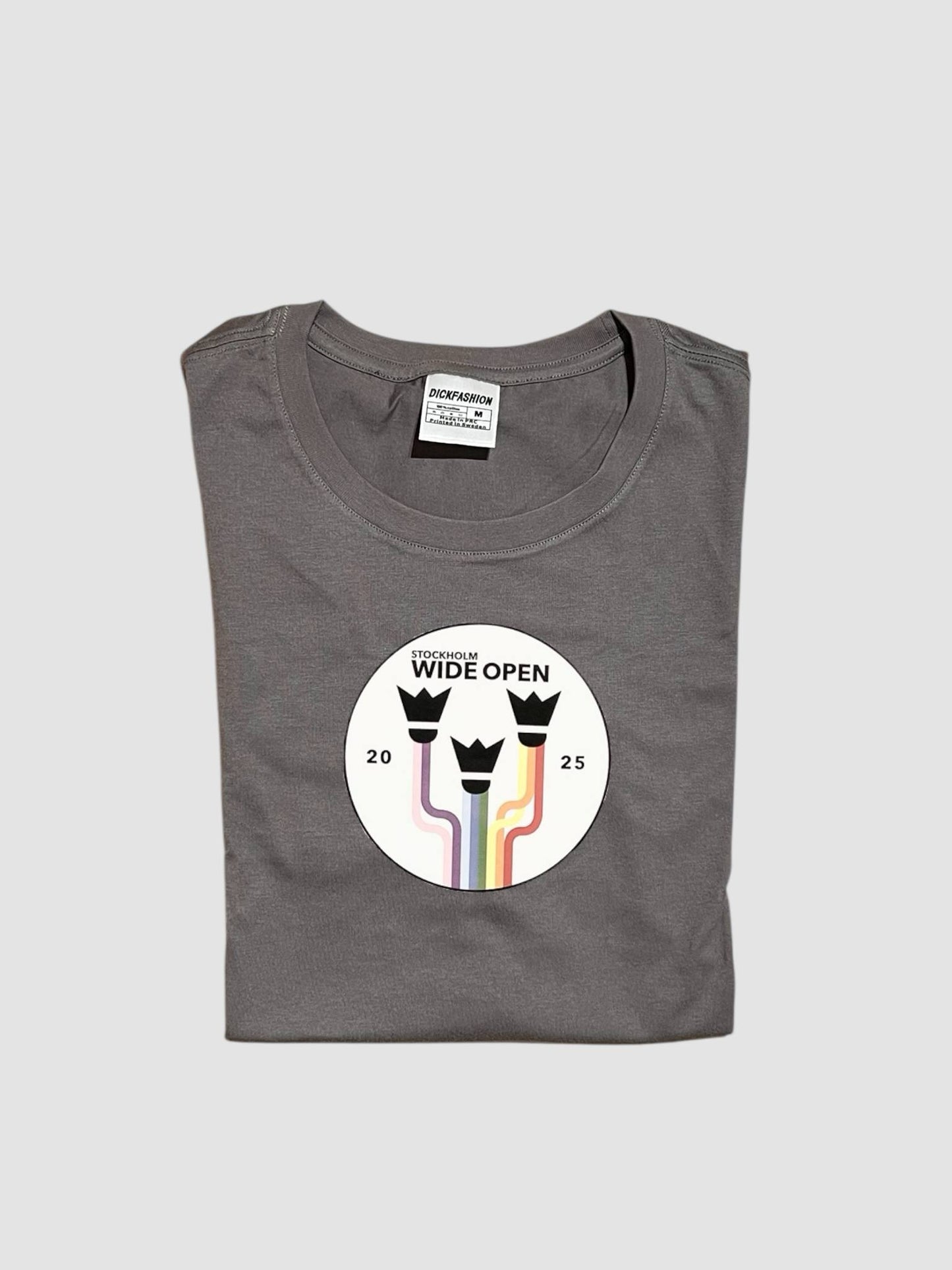 T-shirt med tryck för badminton turneringen Stockholm Wide Open