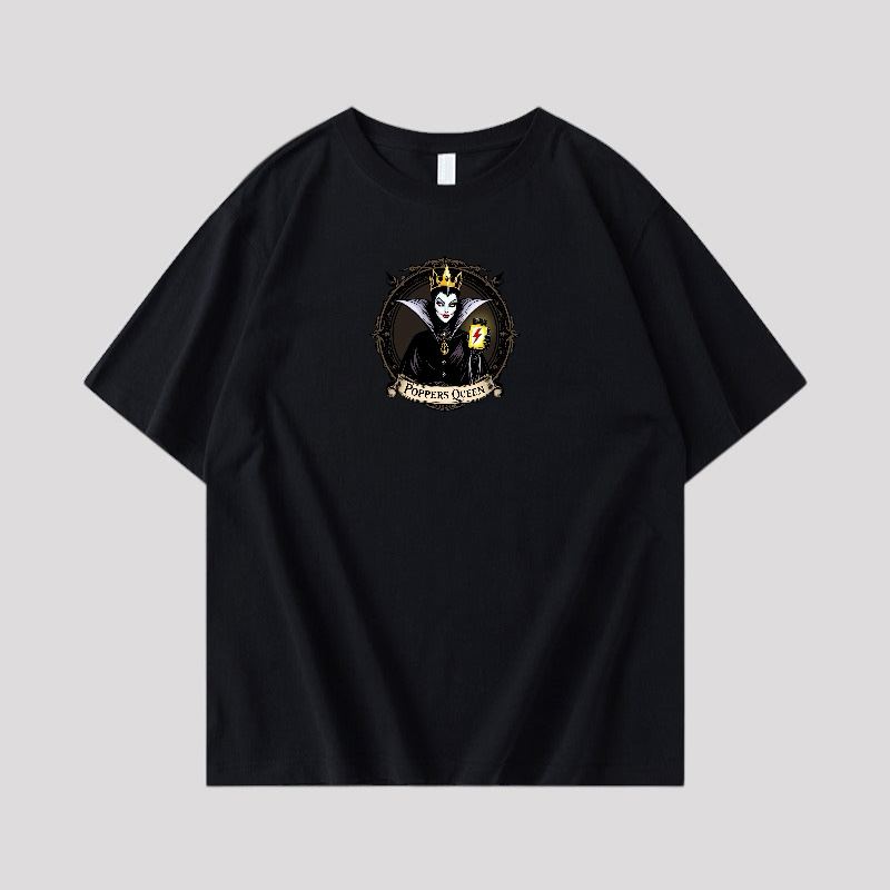 T-shirt with print of poppers, Poppers Queen