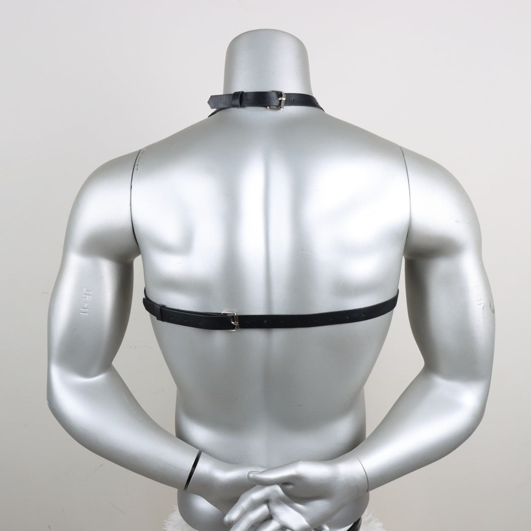 Svart harness med ringar