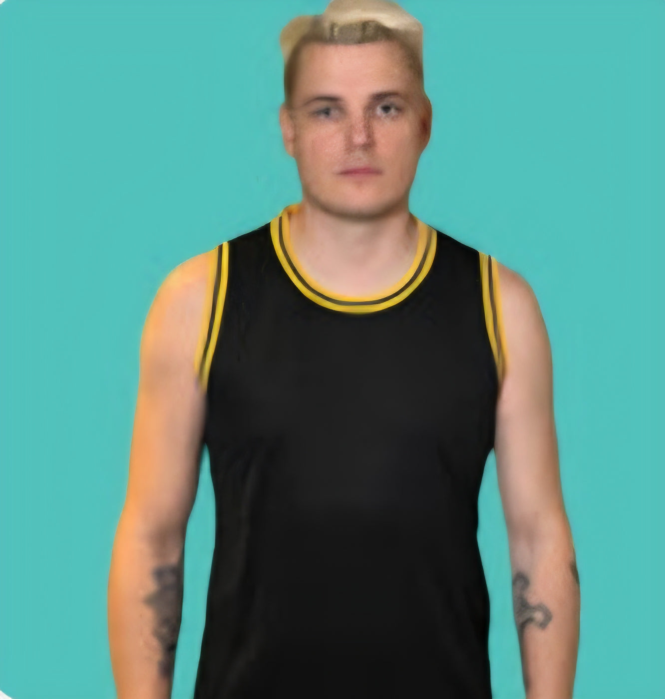 Basketlinne med tryck, When I want your opinion I remove the gag