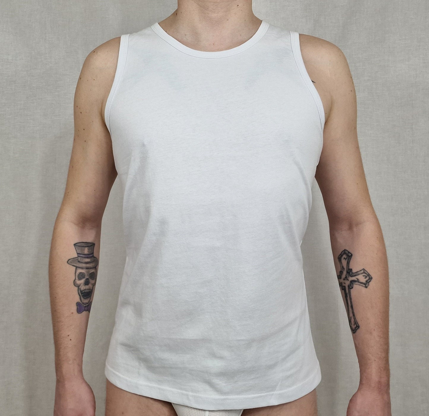 Camiseta sin mangas - Blanco