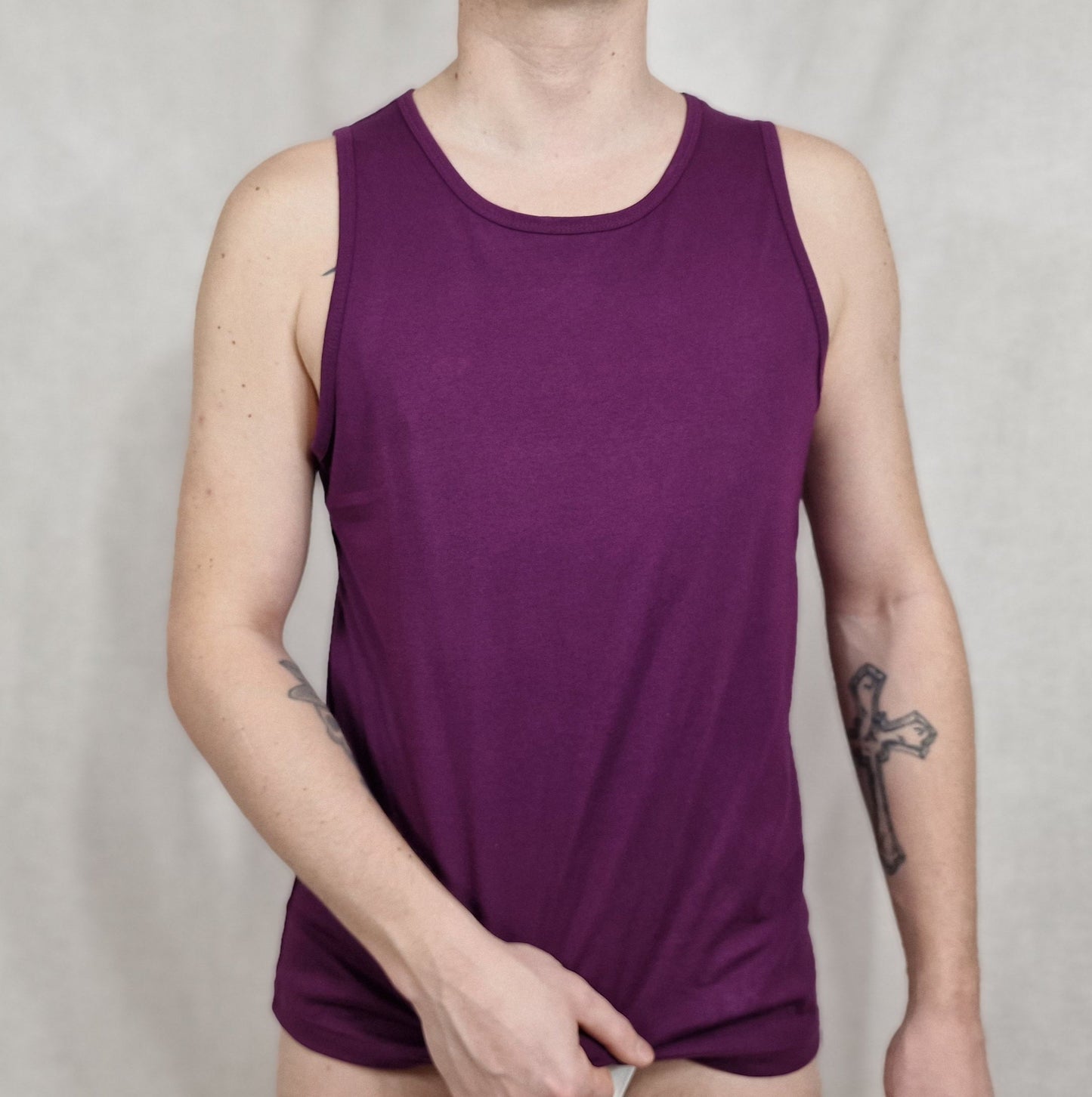 Camiseta sin mangas - Burdeos