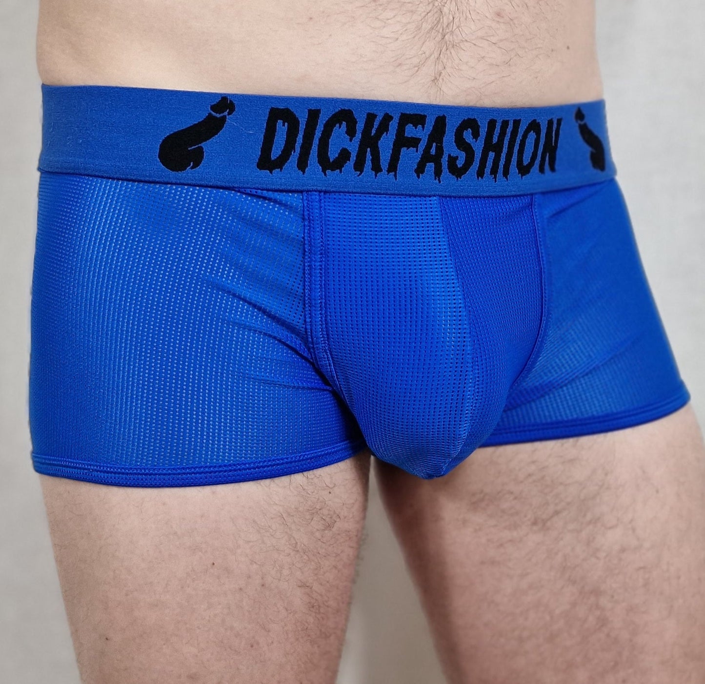 Kalsonger, trunks eller boxer i blått och svart sport mesh