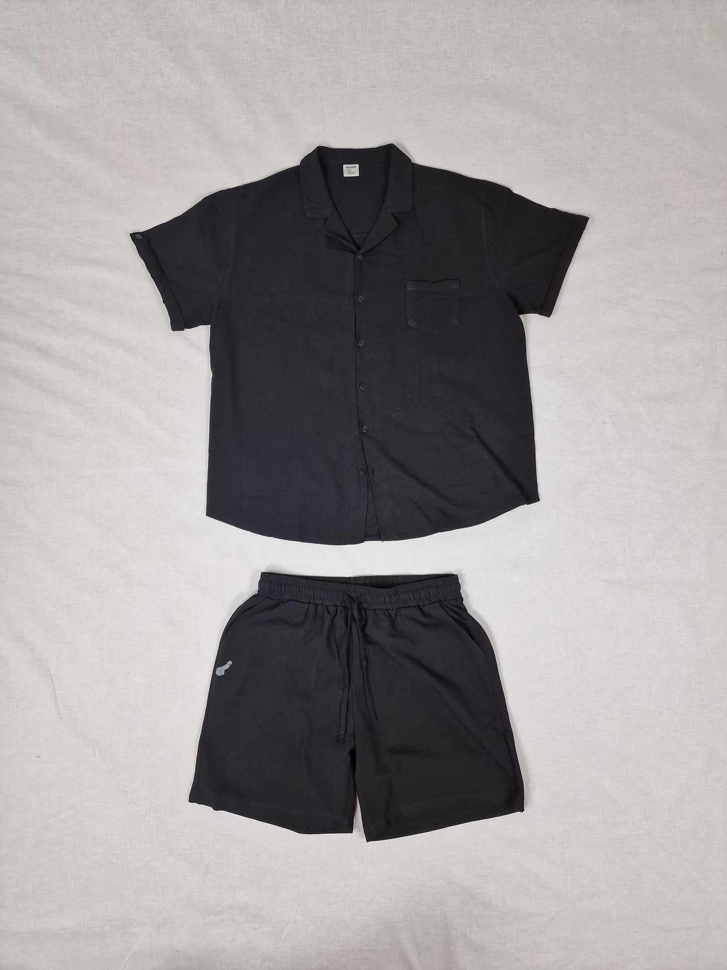 Linen and cotton set in several colors in relaxed fit