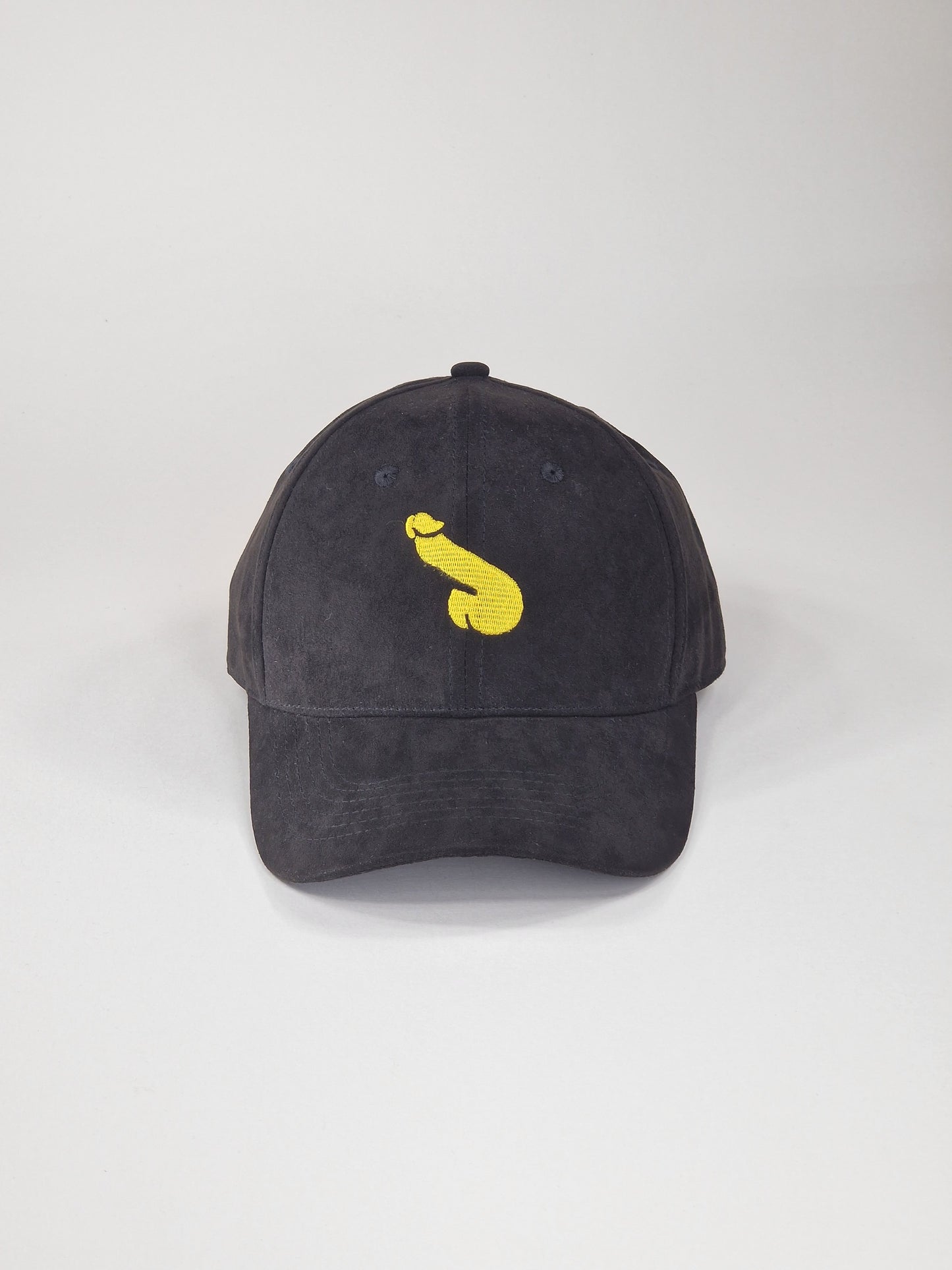 Cap in black nubuck