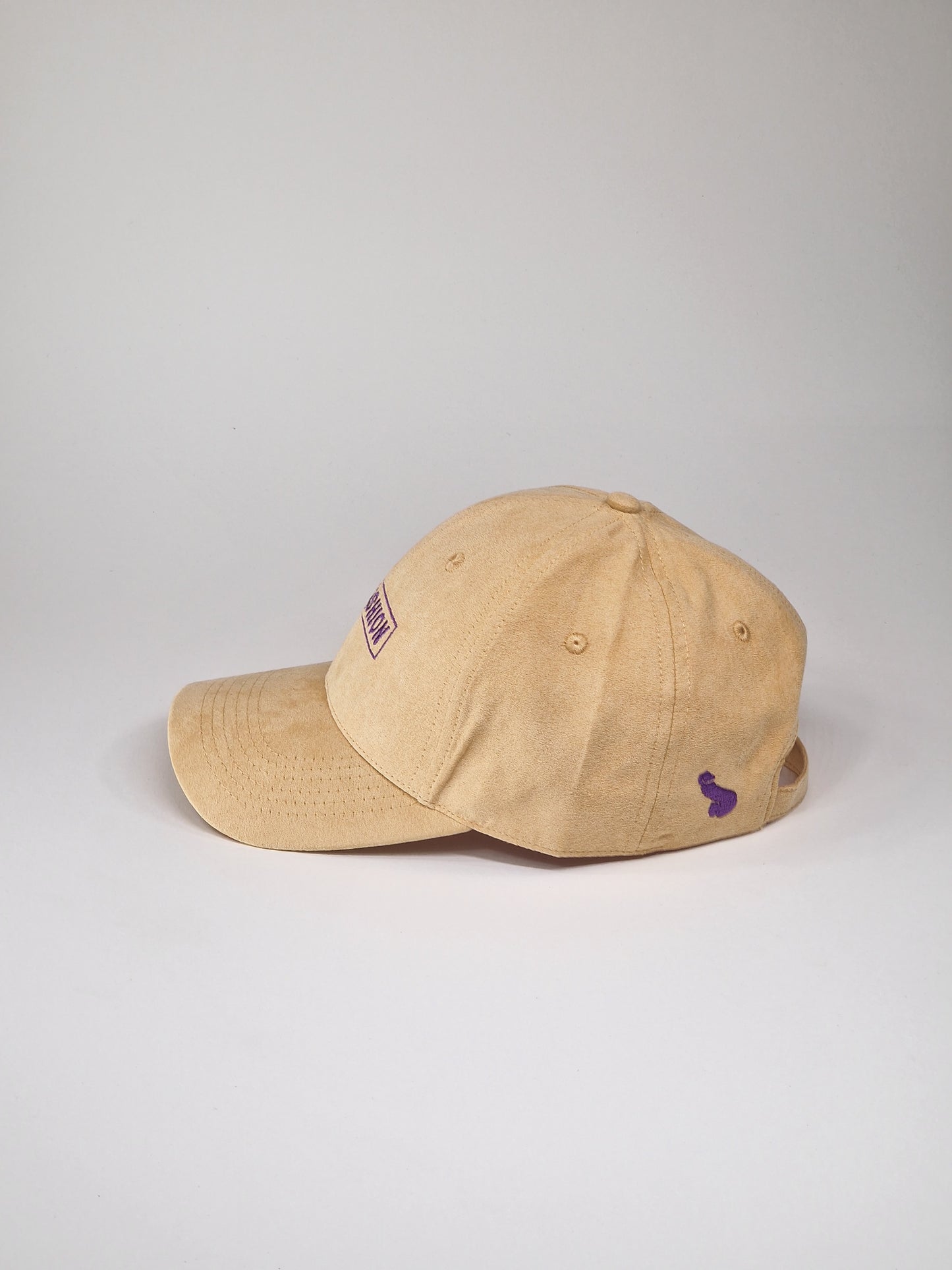 Gorra beige de nobuk