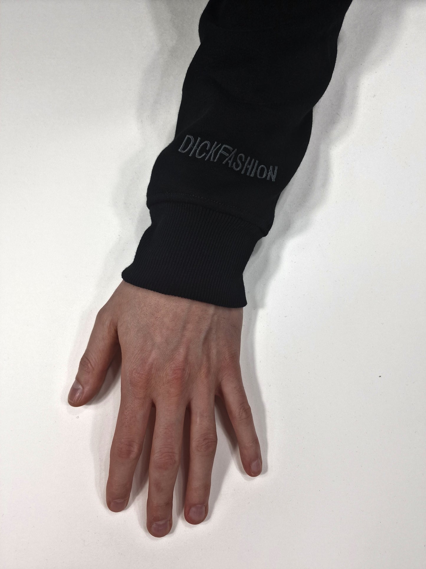 Hoodie eller huvtröja, svart