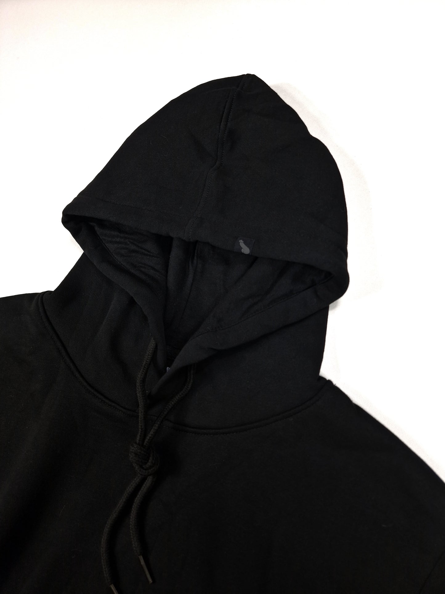 Hoodie eller huvtröja, svart