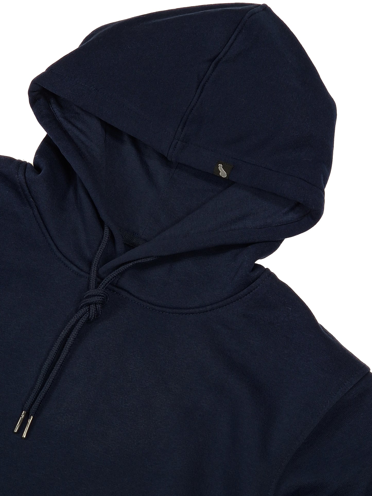 Hoodie eller huvtröja i marinblått