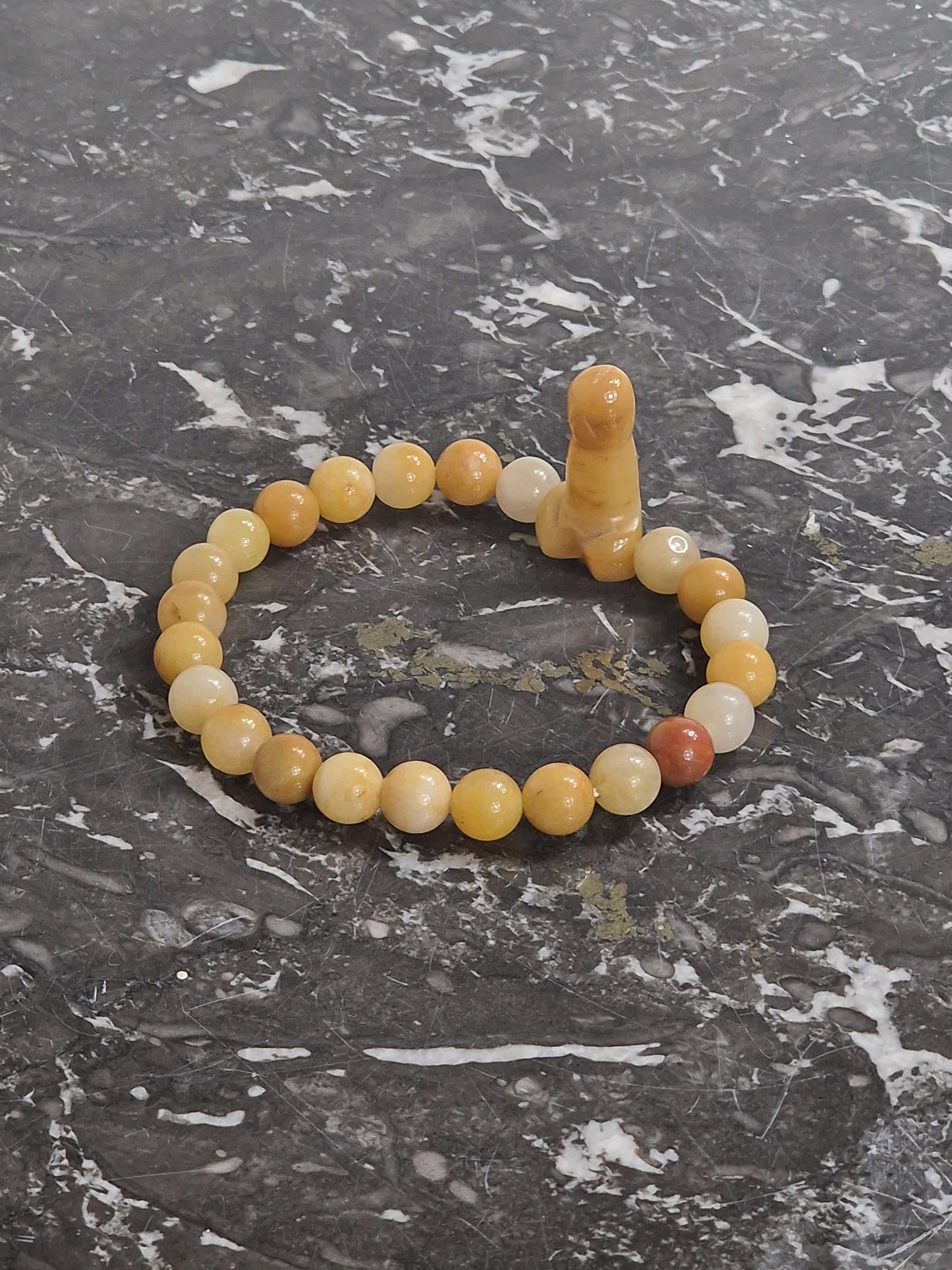 Yellow Aventurine - Bracelet made of semi-precious stone yellow aventurine