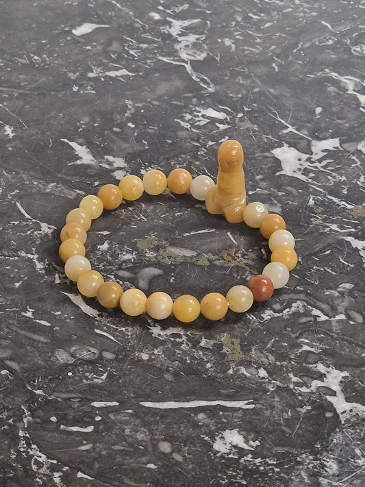 Yellow Aventurine - Bracelet made of semi-precious stone yellow aventurine